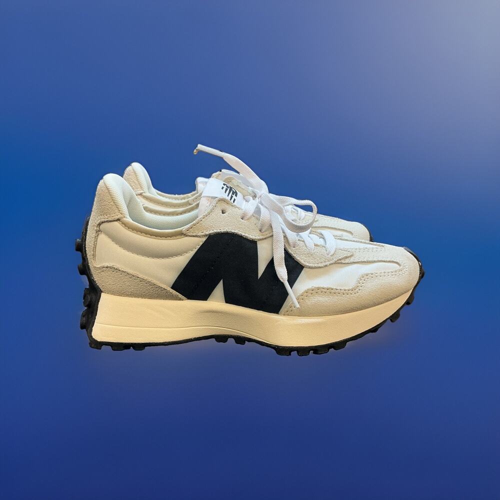 Size 5 - New Balance 327 Sea Salt Black W